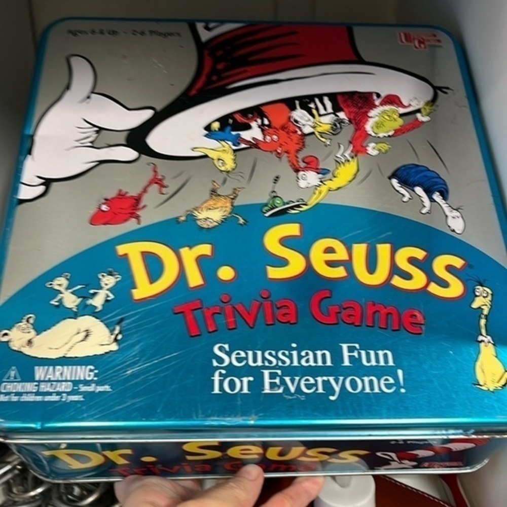 Vintage Dr. Seuss trivia board game